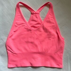 Z By Zella Coral Seamless Longline Sports Bra - Small EUC